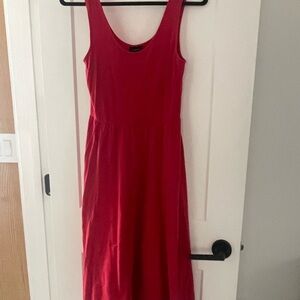 Who What Wear Red Sleeveless Dress perfect for summer